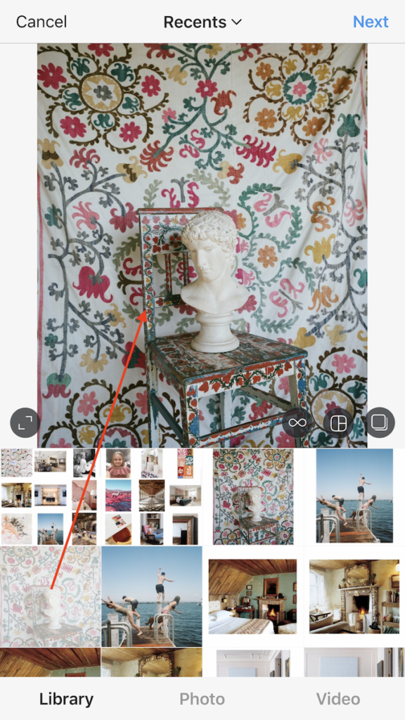 Step by step how to post on Instagram business account, part of the article by Hana Clode Marketing